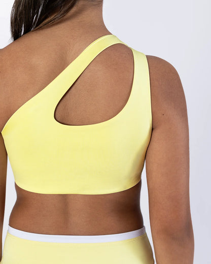 Pastel Collective Xenia Crop Top | Lemon