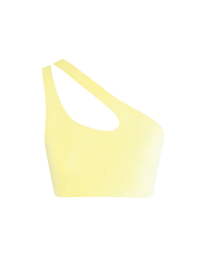 Pastel Collective Xenia Crop Top | Lemon