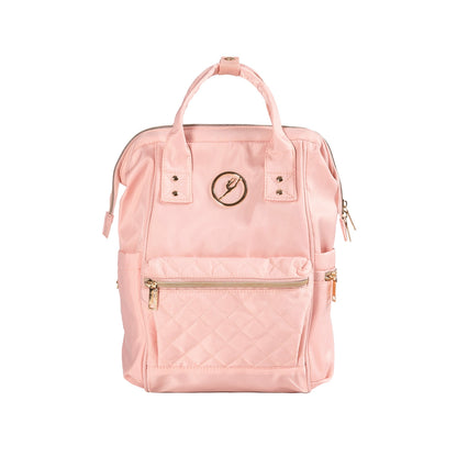 Pink Nova Quilted Backpack