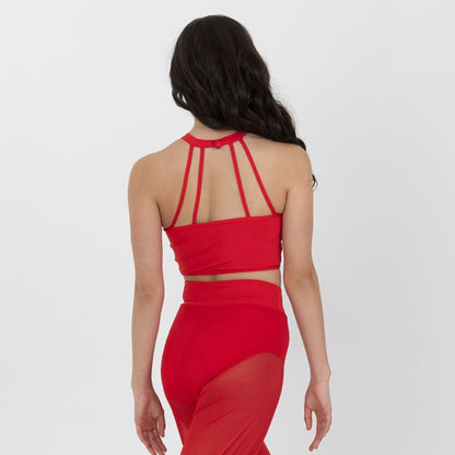 Mesh Performance Crop - Adult