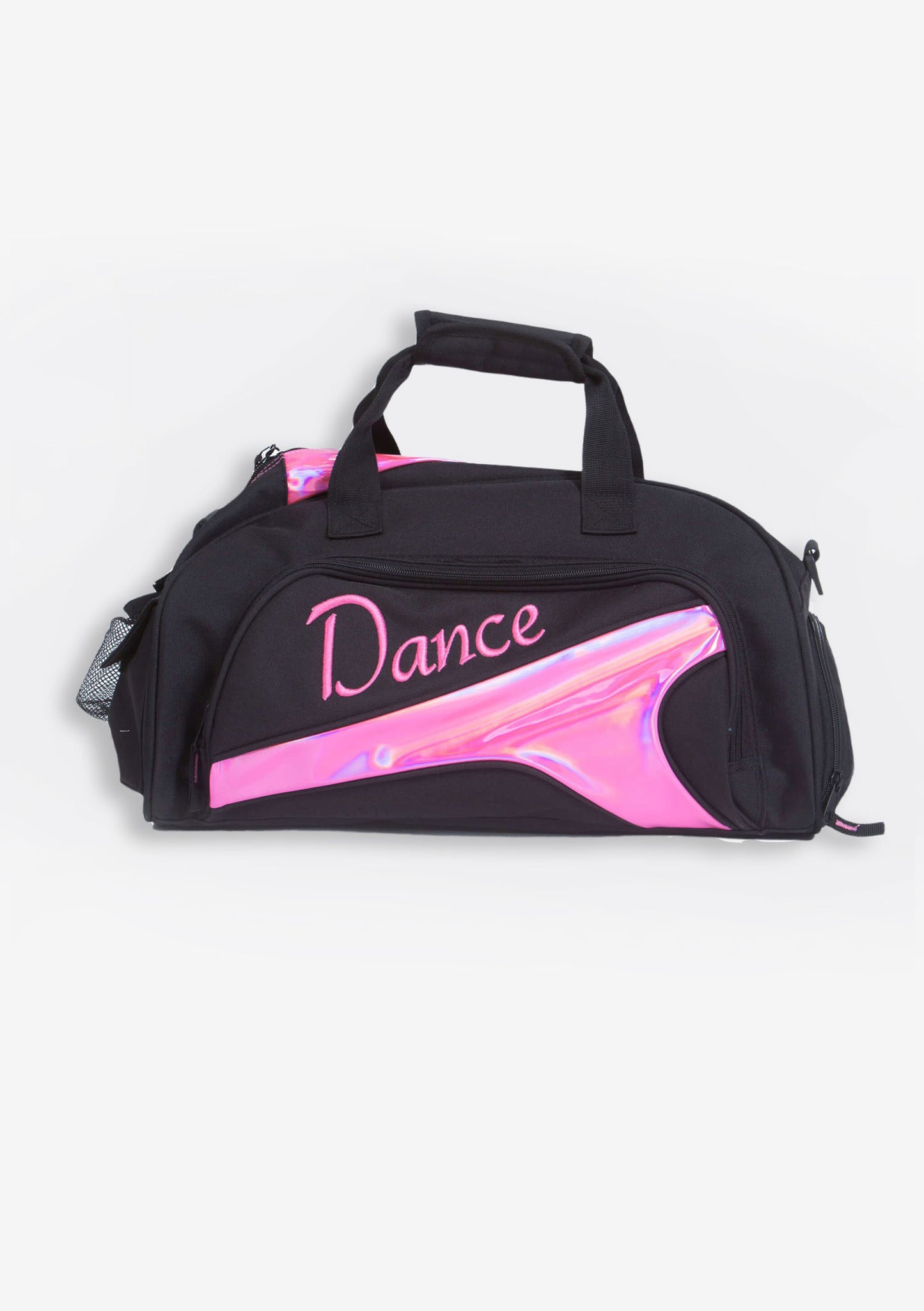 Mini Duffel Bag - Black + Bubblegum