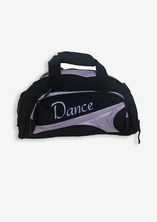 Mini Duffel Bag - Black + Lilac
