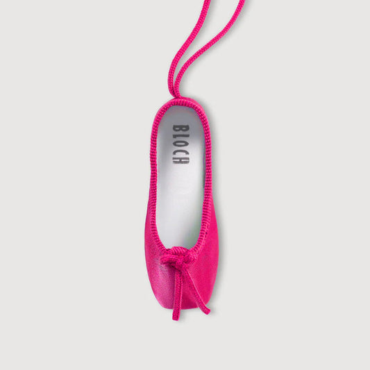 Bloch Pointe Shoe Keyring - Hot Pink