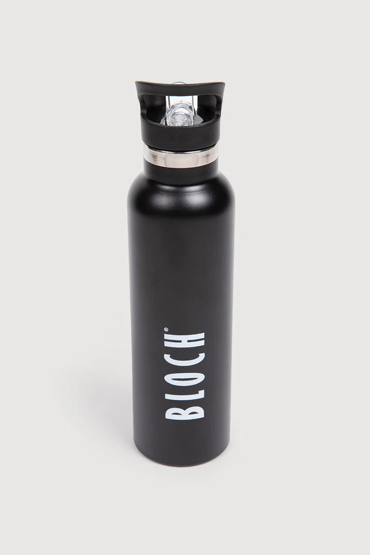 Bloch Stainless Steel Drink Bottle 600mL - Classic Black