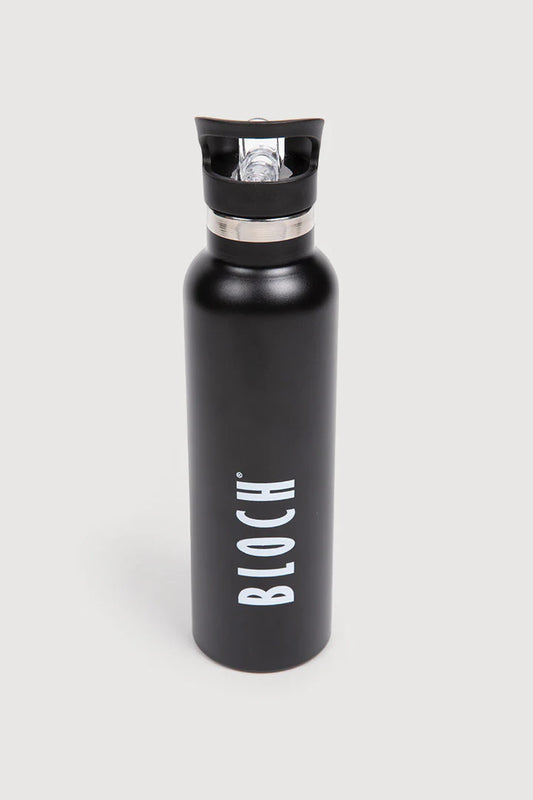 Bloch Stainless Steel Drink Bottle 600mL - Classic Black