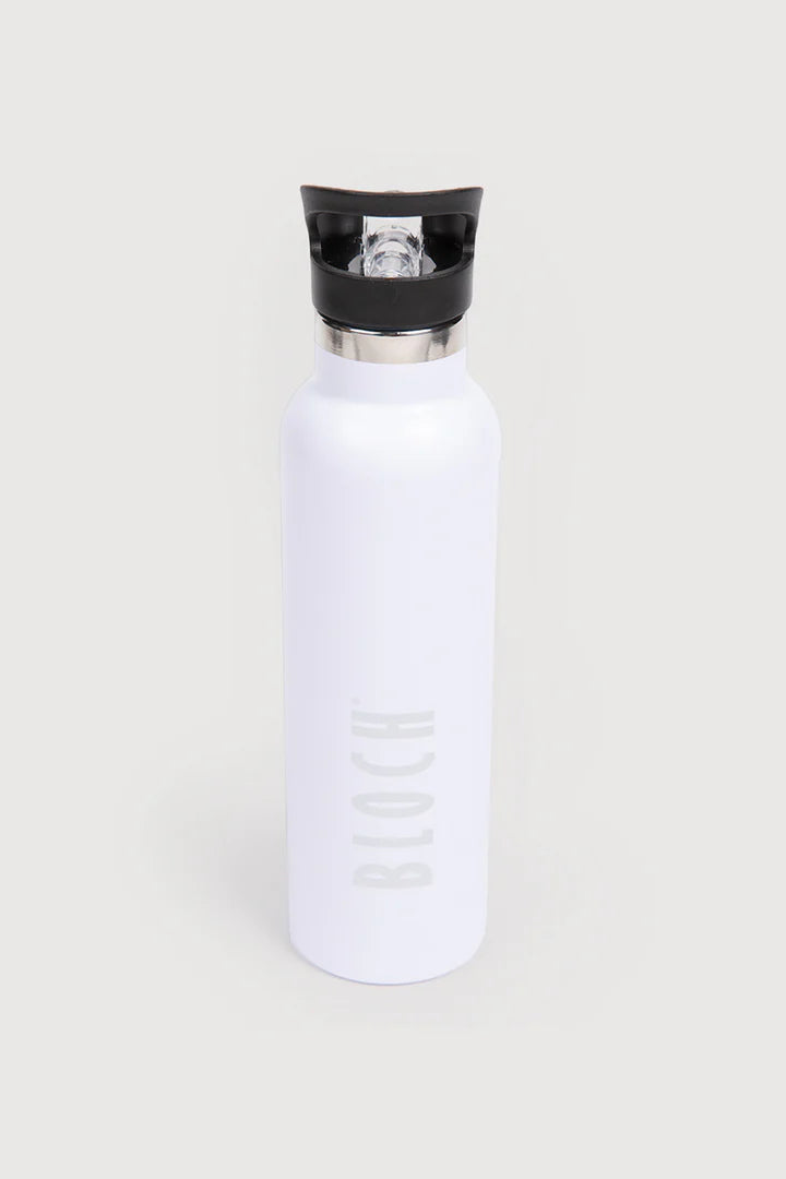 Bloch Stainless Steel Drink Bottle 600mL - White