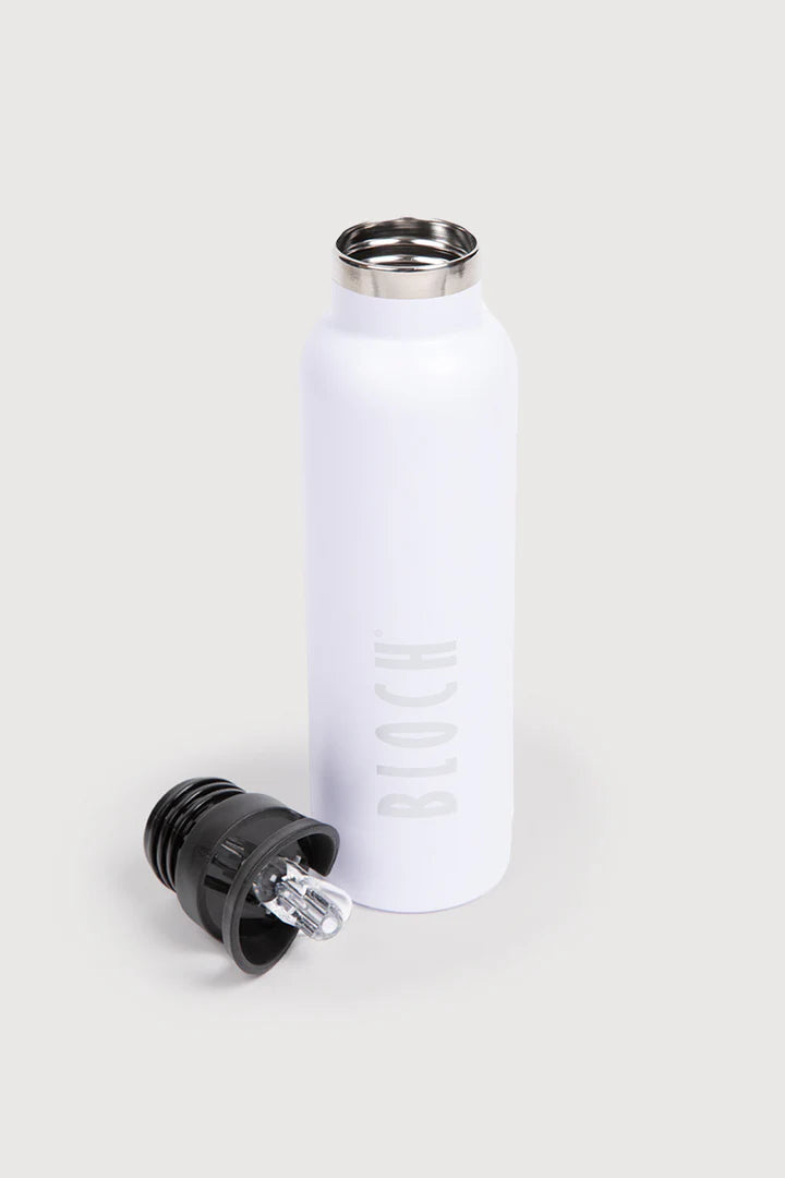 Bloch Stainless Steel Drink Bottle 600mL - White