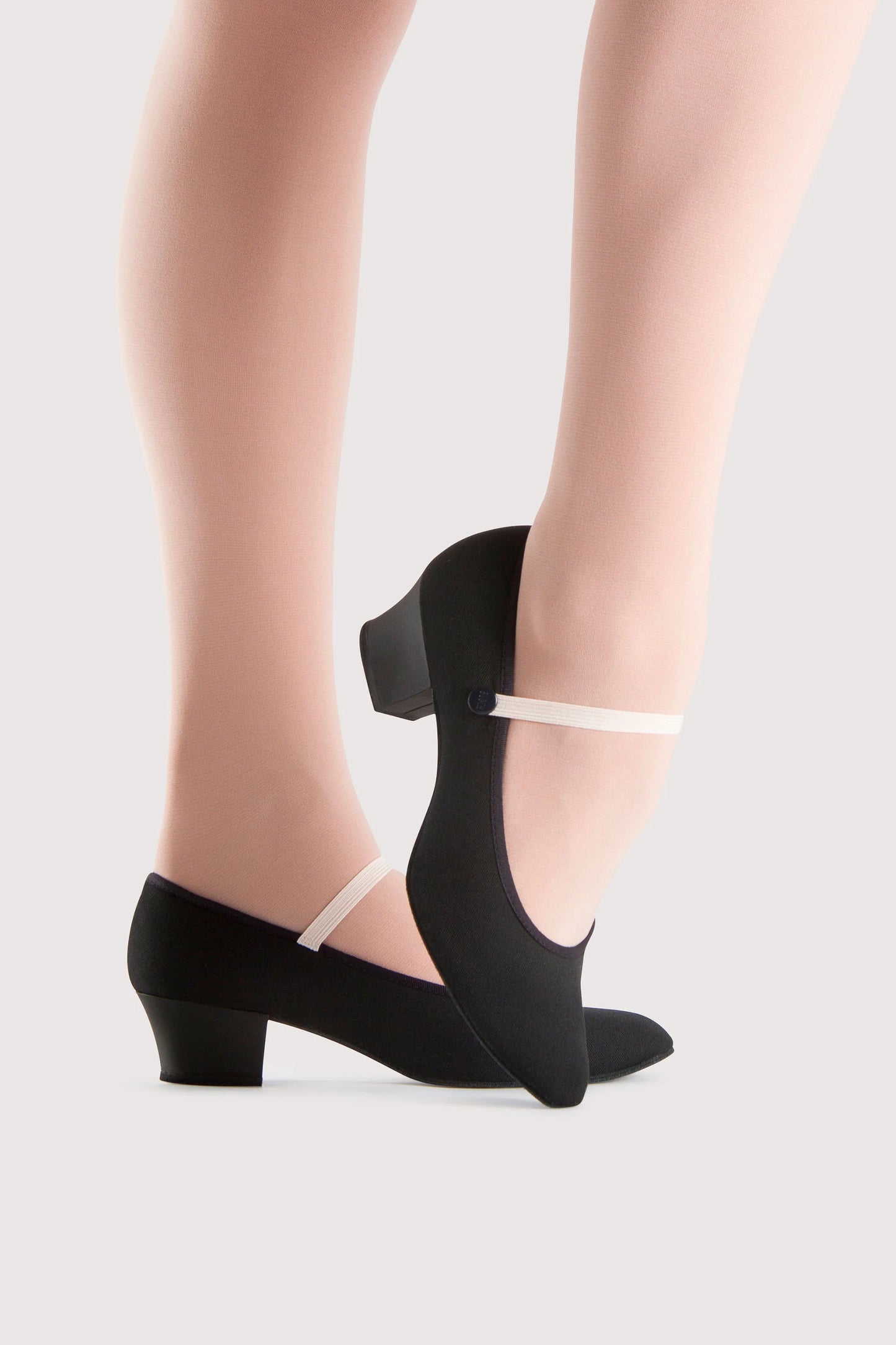 Tempo Cuban Canvas Character Shoes - Cuban Heel