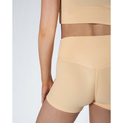 Pulse Collection Rib Short - Orange Sherbet
