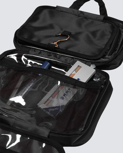 Fold-Out Dance Beauty Case | Black Noir Makeup Bag