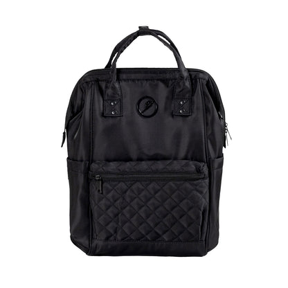 Nova Quilted Large Backpack - Black