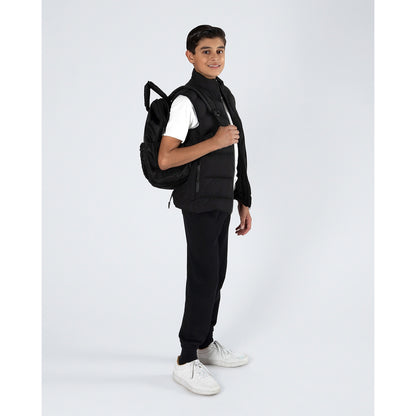 Nova Quilted Large Backpack - Black