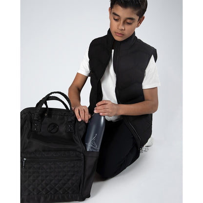 Nova Quilted Large Backpack - Black