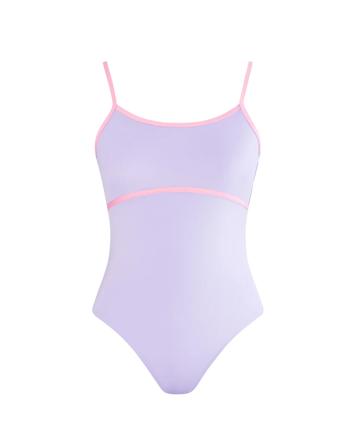 Pastel Collective Ariel Spliced Camisole Leotard | Lilac