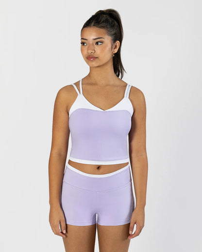 Pastel Collective Colette Crop Singlet | Lilac