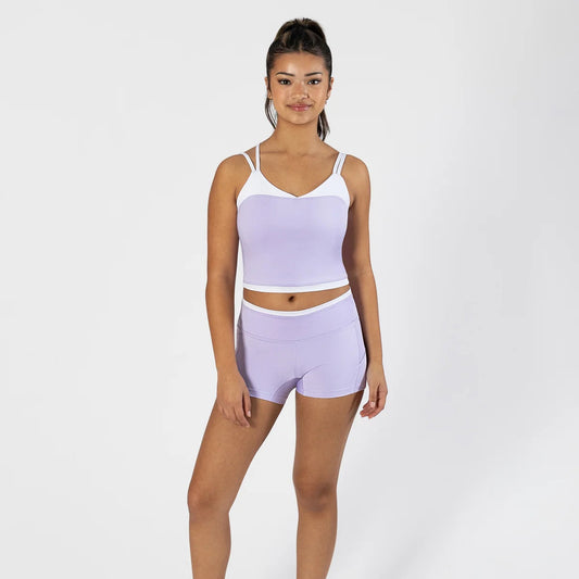 Pastel Collective Colette Crop Singlet | Lilac