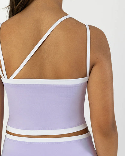 Pastel Collective Colette Crop Singlet | Lilac