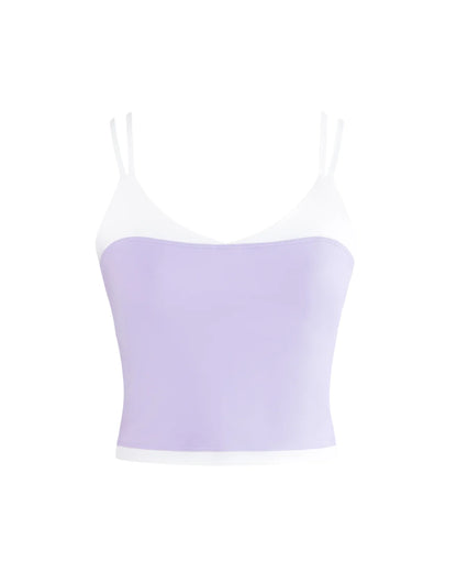 Pastel Collective Colette Crop Singlet | Lilac