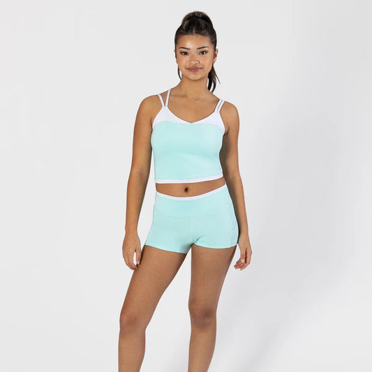 Pastel Collective Colette Crop Singlet | Mint