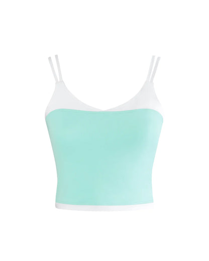 Pastel Collective Colette Crop Singlet | Mint