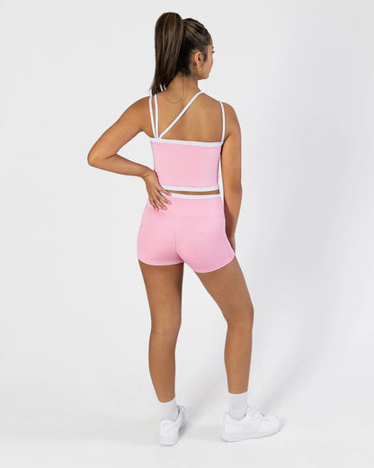 Pastel Collective Colette Crop Singlet | Petal Pink