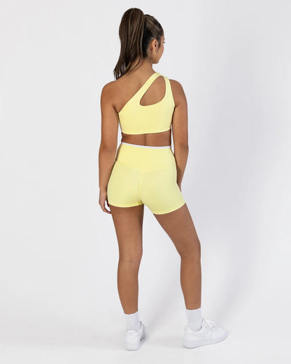 Pastel Collective Colette Cross Front Short | Lemon