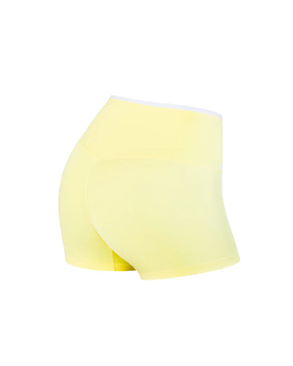 Pastel Collective Colette Cross Front Short | Lemon