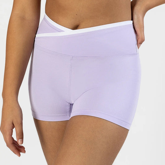 Pastel Collective Colette Cross Front Short | Lilac