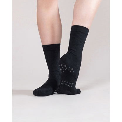 PivotPerfect™ Dance Sock | Black + Tan