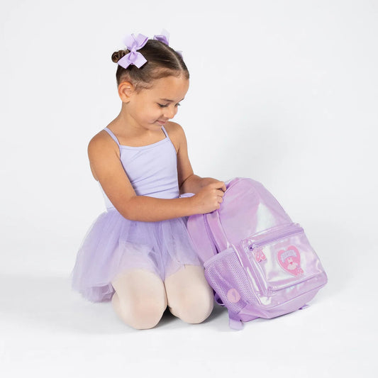 Sadie Dance Back Pack | Lilac Hologram