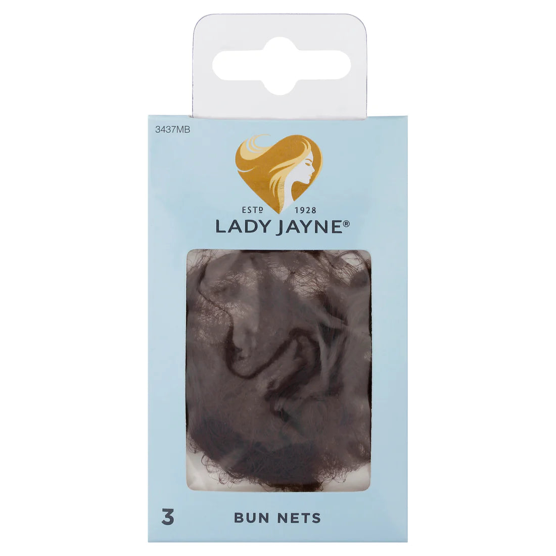 Lady Jayne Bun Mid Brown - 3pk