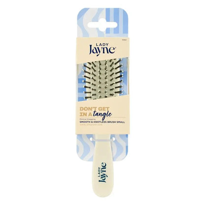 Lady Jayne Smoothing & Knotless Detangle Brush - Cream