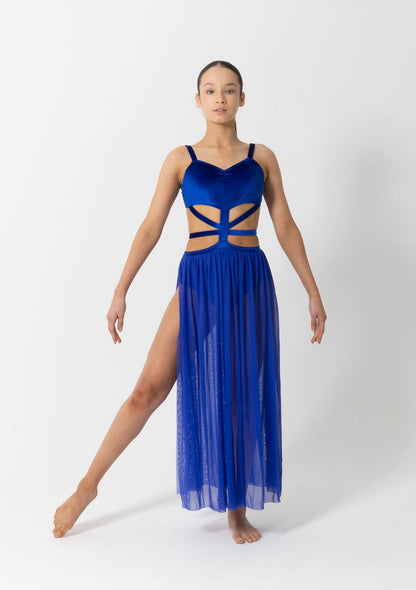 Celeste Royal Blue Lyrical Dress - Child