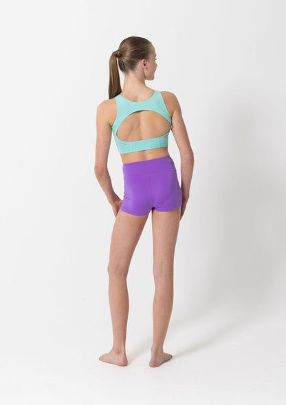 Livi Crop Top - Mint + Amethyst