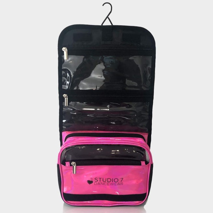 Holographic Make Up Bag - Hot Pink