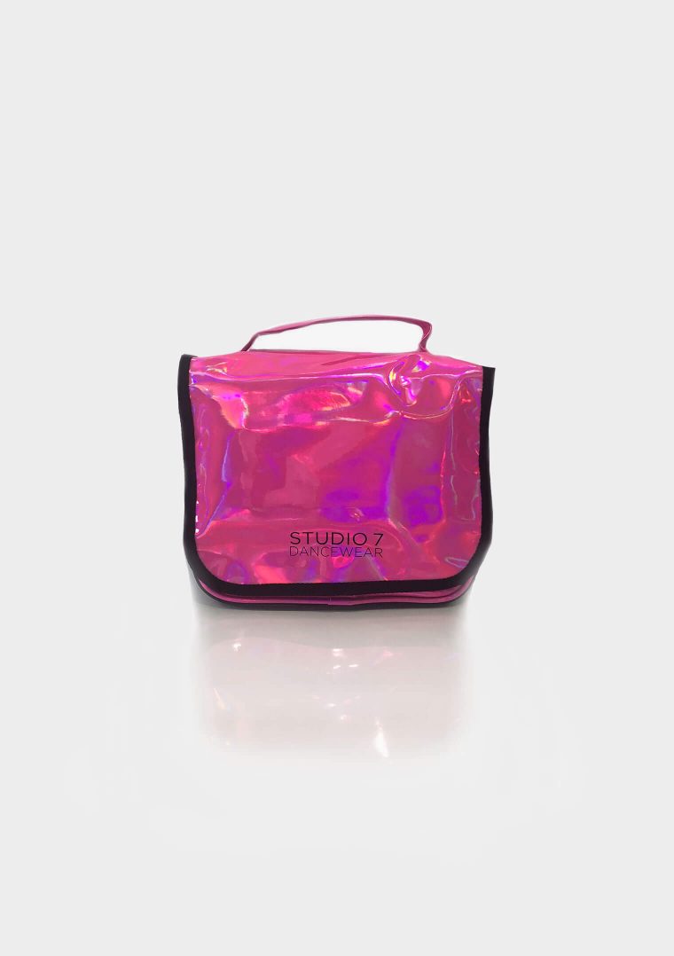 Holographic Make Up Bag - Hot Pink