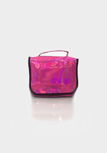 Holographic Make Up Bag - Hot Pink