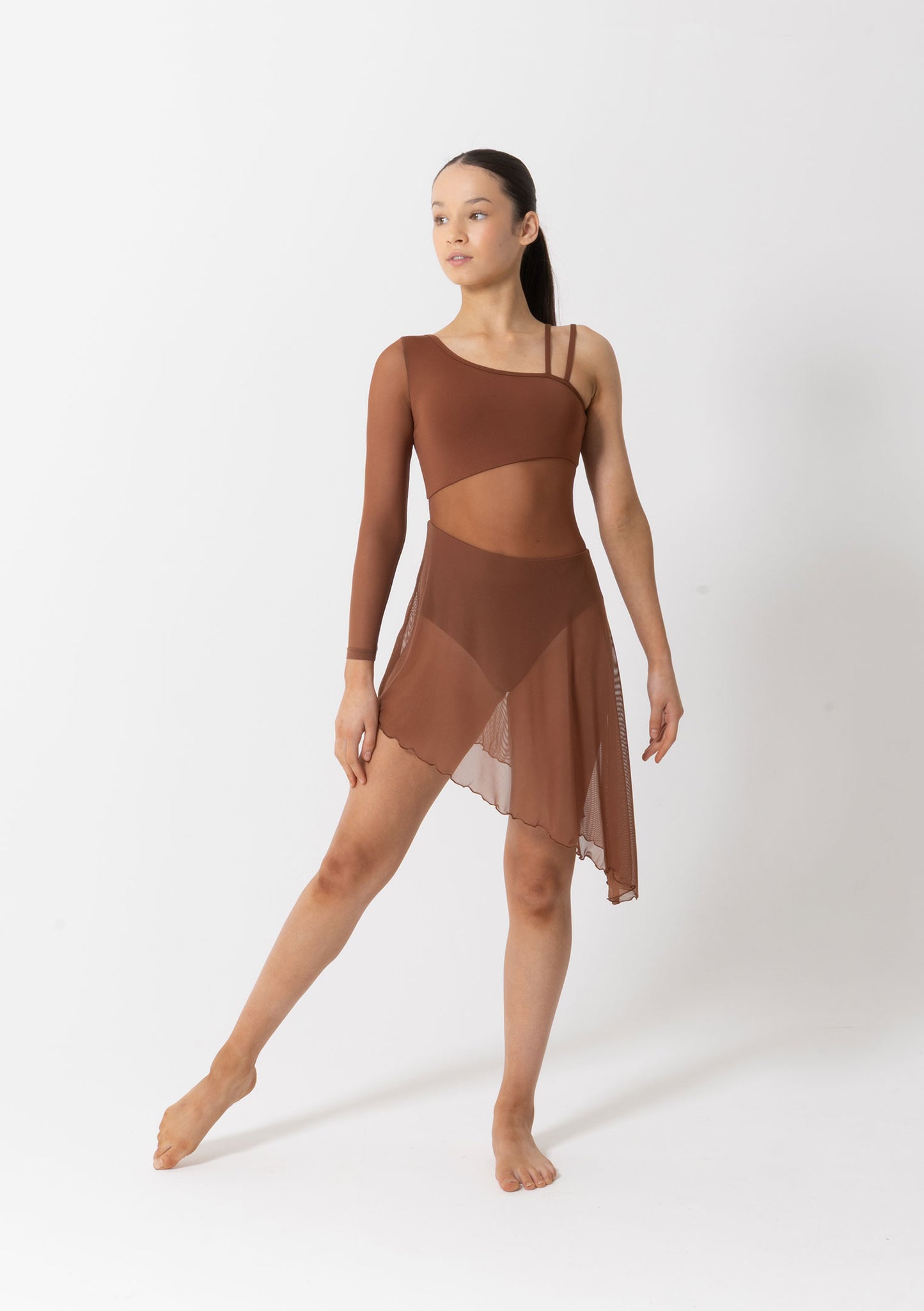 Tasha Mocha Modern Lyrical Dress - Adult