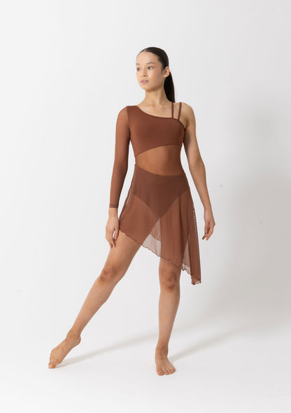Tasha Mocha Modern Lyrical Dress - Adult