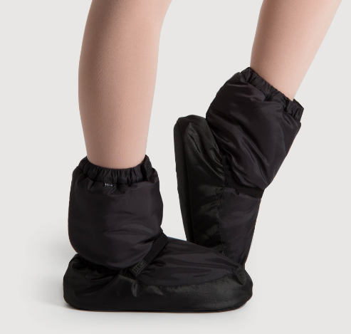 New Bloch Warmup Booties - Black