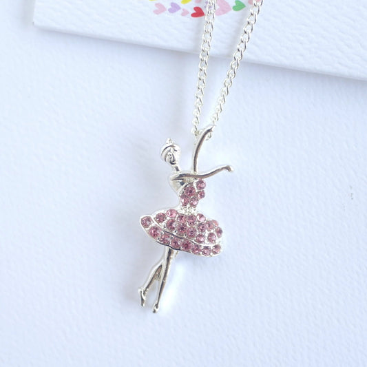 Lauren Hinkley Australia Pretty in Pink Ballerina Necklace