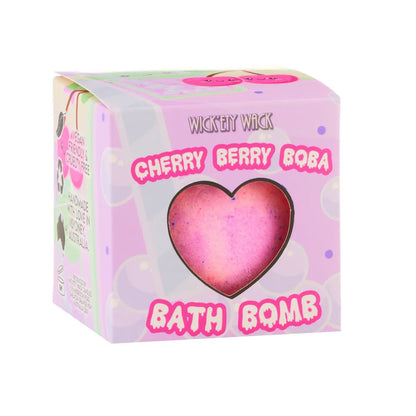 Wick'ety Wack Bath Bomb - Cherry Berry Boba