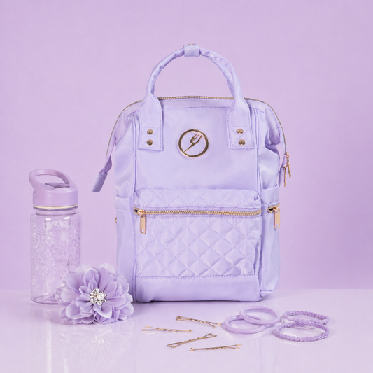 Lilac Nova Quilted Backpack