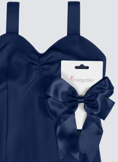 Kira Satin Bow Clip with Tails - Assorted Colours