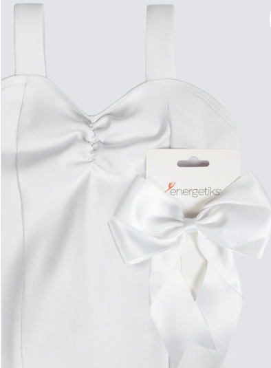Kira Satin Bow Clip with Tails - Assorted Colours