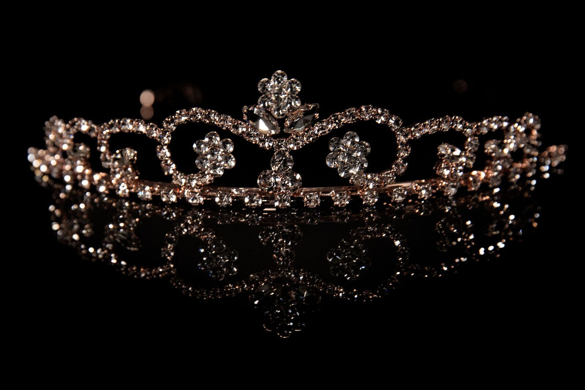Mad Ally Large Willow Tiara - Rose Gold